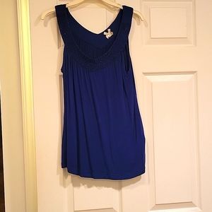 Forever 21 blue sparkle top!